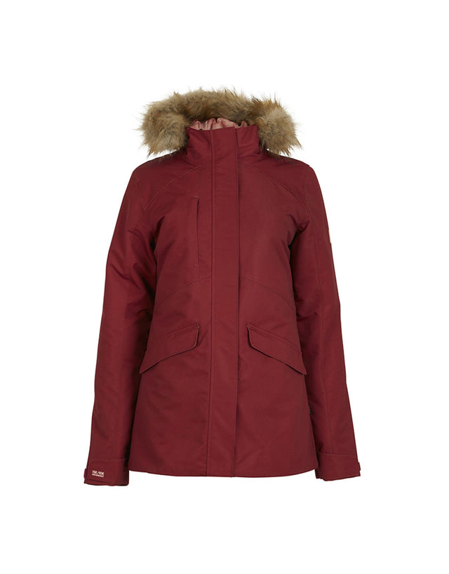 XTM Kelsey Womens Ski Jacket-10-Merlot-aussieskier.com