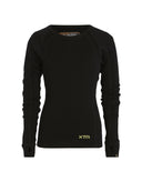XTM Kids Merino Crew Neck Thermal Top-4-Black-aussieskier.com