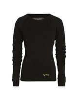 XTM Kids Merino Crew Neck Thermal Top-4-Black-aussieskier.com