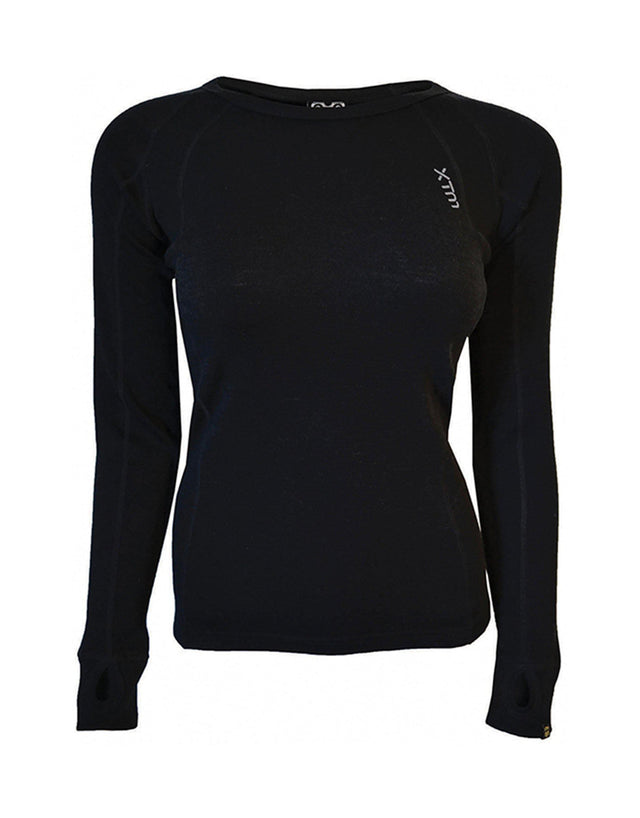 XTM Merino Womens 230 Thermal Top-8-Black-aussieskier.com