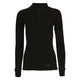 XTM Merino Womens Zip Neck 230 Thermal Top-8-Black-aussieskier.com