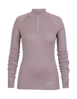 XTM Merino Womens Zip Neck 230 Thermal Top-8-Fog-aussieskier.com