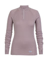 XTM Merino Womens Zip Neck 230 Thermal Top-8-Fog-aussieskier.com