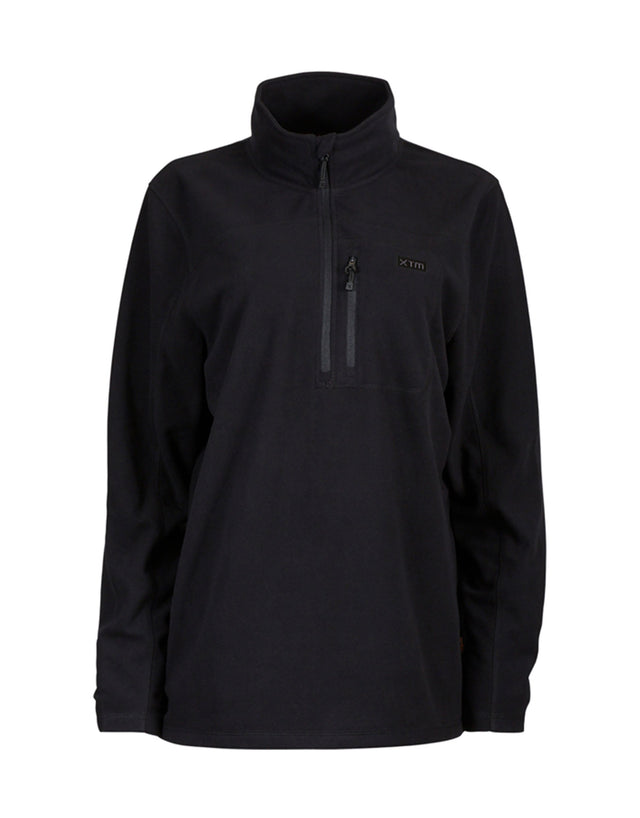 XTM Milanesia 1/4 Zip Womens Fleece-8-Black-aussieskier.com