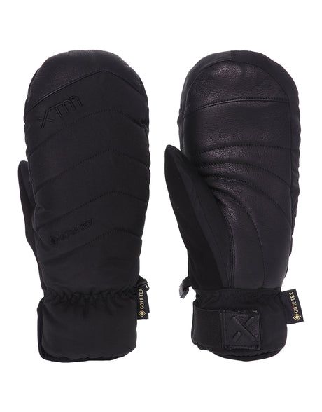 XTM Radiator Unisex Gore Tex Mittens-X Small-Black-aussieskier.com