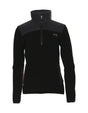 XTM Womens Solo Fleece 1/4 Zip Jacket-8-Black-aussieskier.com