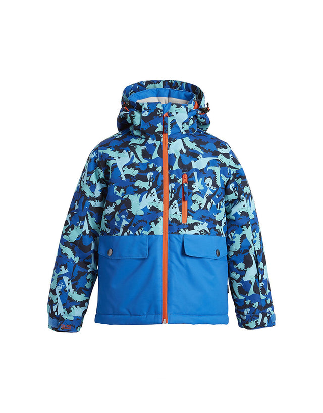 XTM Yama Kids Ski Jacket-4-Blue Dino-aussieskier.com