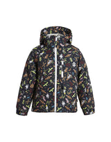 XTM Yama Kids Ski Jacket-4-Woodland Navy-aussieskier.com