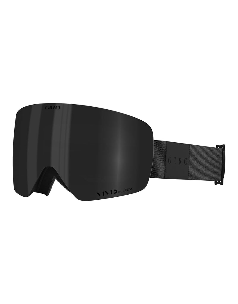 Giro Contour Ski Goggles-Standard Fit-Black Mono / Vivid Jet Black Lens + Vivid Infrared Spare Lens-aussieskier.com