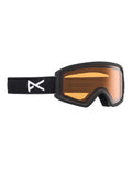 Anon Tracker Junior Ski Goggles-Black / Amber Lens-Standard Fit-aussieskier.com
