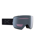 Anon M5 MFI Low Bridge Ski Goggles-Smoke / Perceive Onyx Lens + Perceive Violet Spare Lens-Standard Fit-aussieskier.com