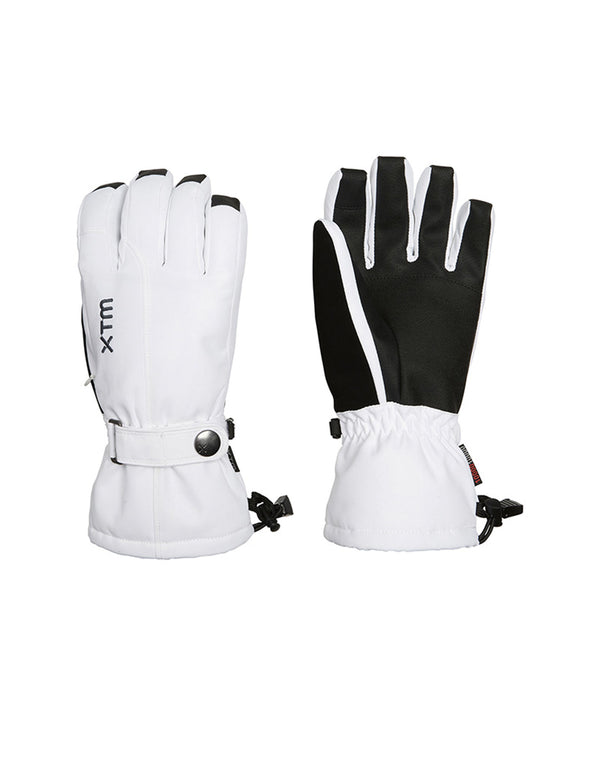 XTM Sapporo Womens Ski Gloves-X Small-White-aussieskier.com