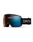 Smith Squad Pro Photochromic Ski Goggles-Black / Chromapop Pro Blue Lens-aussieskier.com