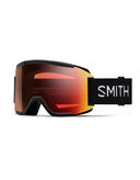 Smith Squad Pro Photochromic Ski Goggles-Black / Chromapop Pro Red Lens-aussieskier.com