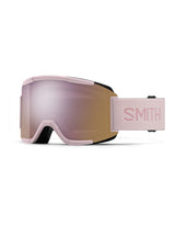 Smith Squad Ski Goggles-Carnation / Chromapop Everyday Rose Gold Mirror Lens + Clear Spare Lens-aussieskier.com