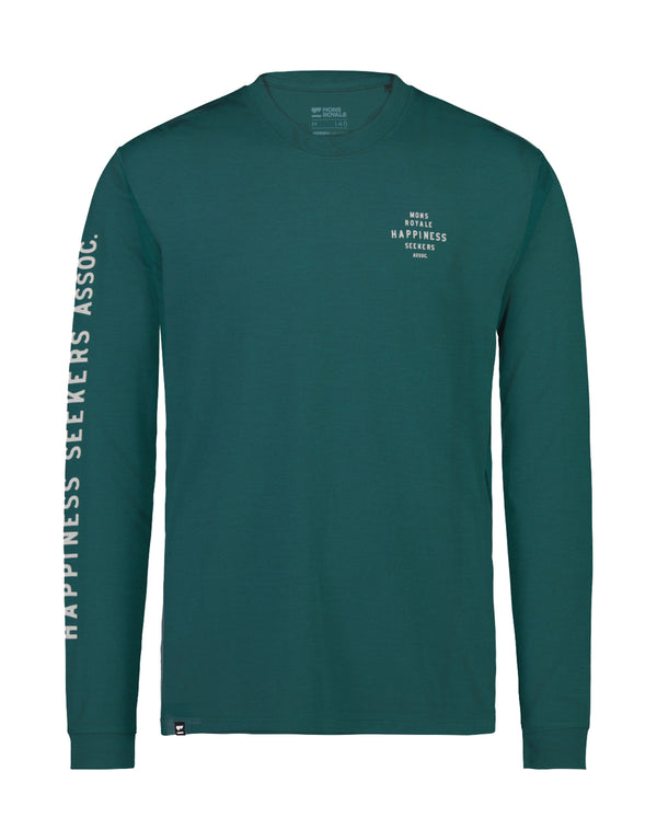 Mons Royale Mens Icon Long Sleeve Base Layer-Small-Evergreen-aussieskier.com