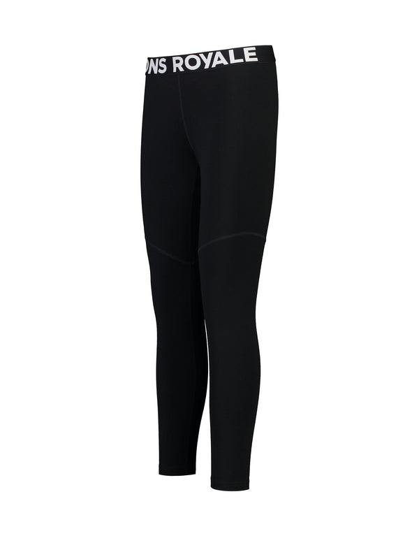 Mons Royale Cascade Womens Thermal Legging-Small-Black-aussieskier.com