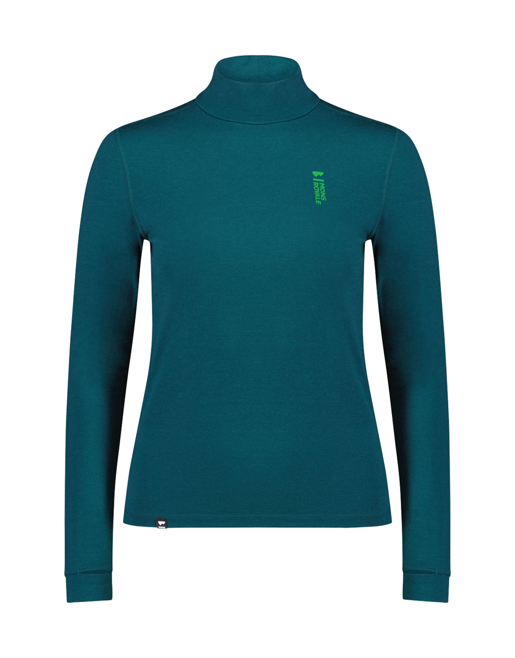 Mons Royale Cascade Mock Neck Womens Thermal Top 