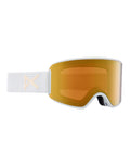 Anon WM3 MFI Womens Ski Goggles-Jade / Perceive Bronze Lens + Perceive Burst Spare Lens-Standard Fit-aussieskier.com