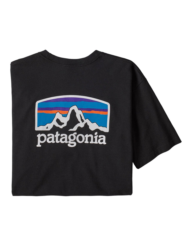 Patagonia Fitz Roy Horizons Responsibili-Tee-Small-Black-aussieskier.com