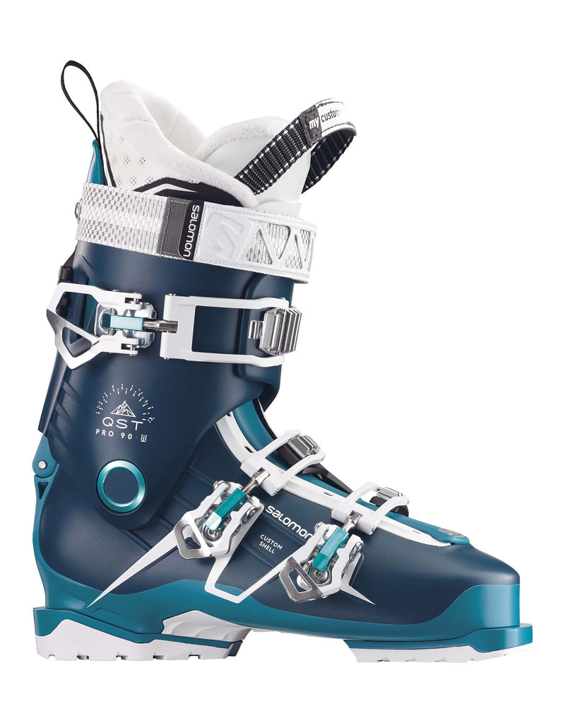 Salomon QST Pro 90 TR Womens Ski Boots - Petrol Blue-26.5-aussieskier.com