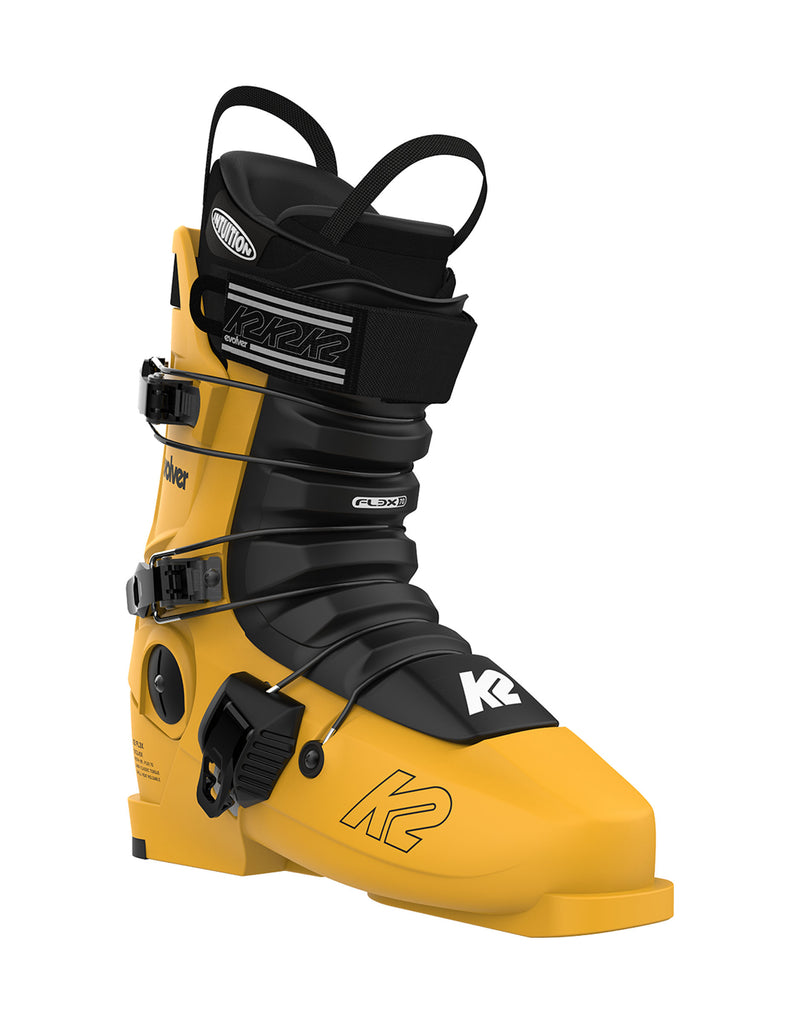 K2 Evolver 70 Kids Ski Boots-22.5-Yellow-aussieskier.com