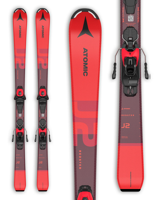 Atomic Redster J2 Kids Skis + L6 GW Bindings 2024-aussieskier.com