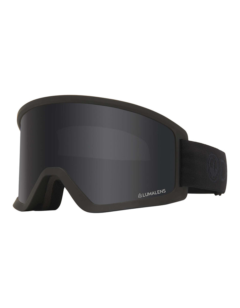 Dragon DX3 Ski Goggles-Blackout / Lumalens Dark Smoke Lens-Standard Fit-aussieskier.com