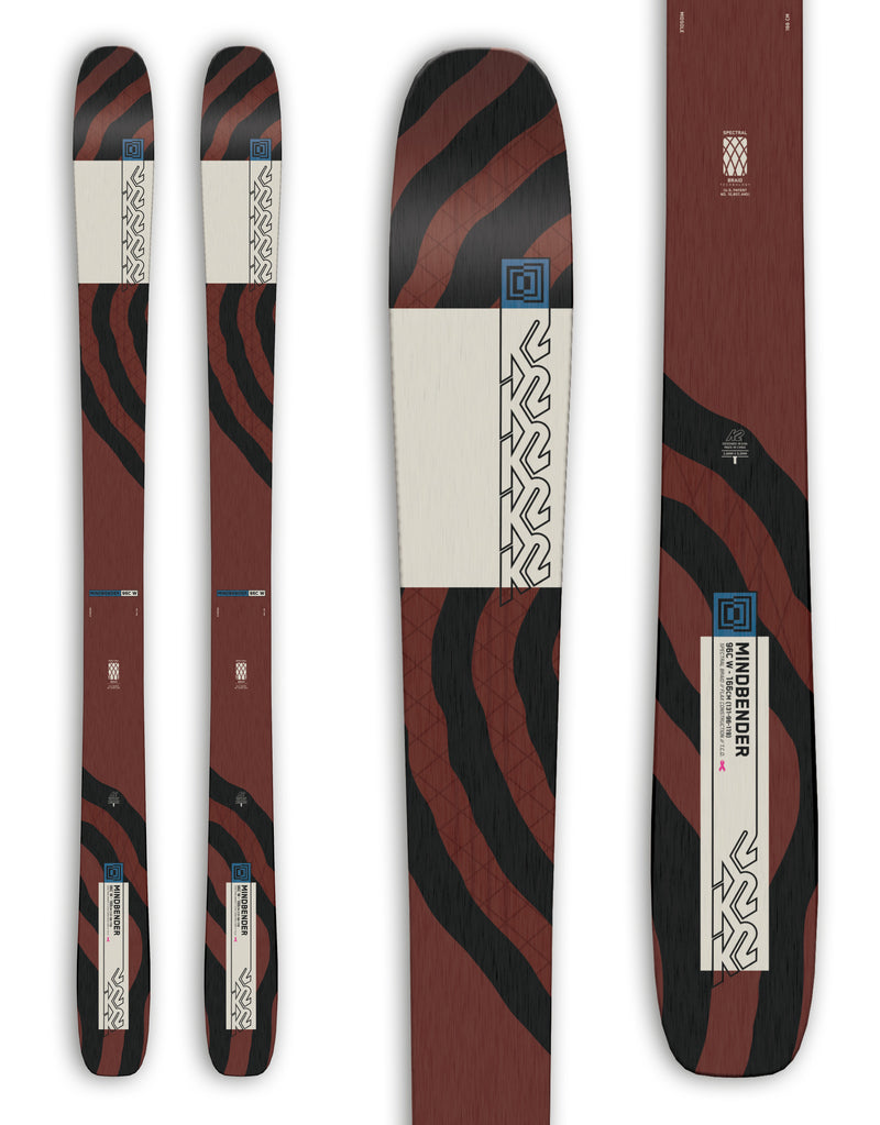 K2 Mindbender 96C Womens Skis 2024-aussieskier.com