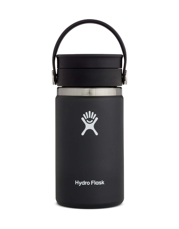 Hydro Flask 12oz Coffee Flask with Flex Sip Lid-Black-aussieskier.com