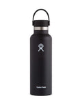 Hydro Flask Standard 21oz Insulated Drink Bottle (621ml)-Black-aussieskier.com