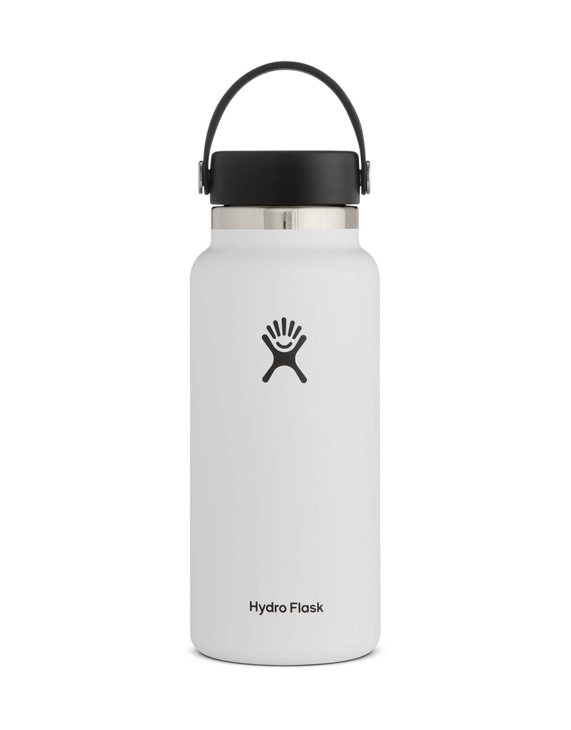Hydro Flask Wide 32oz Insulated Drink Bottle (946ml)-White-aussieskier.com