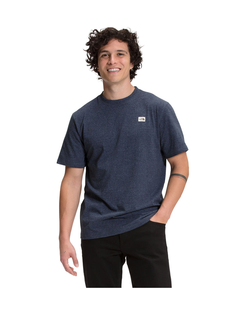 The North Face Heritage Patch Tee Shirt-Small-Aviator Navy-aussieskier.com