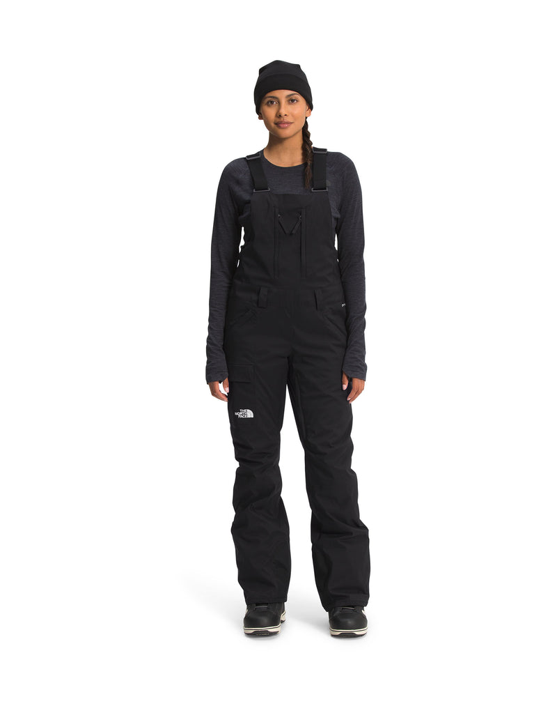 The North Face Freedom Insulated Bib Womens Ski Pants-X Small-Black-aussieskier.com