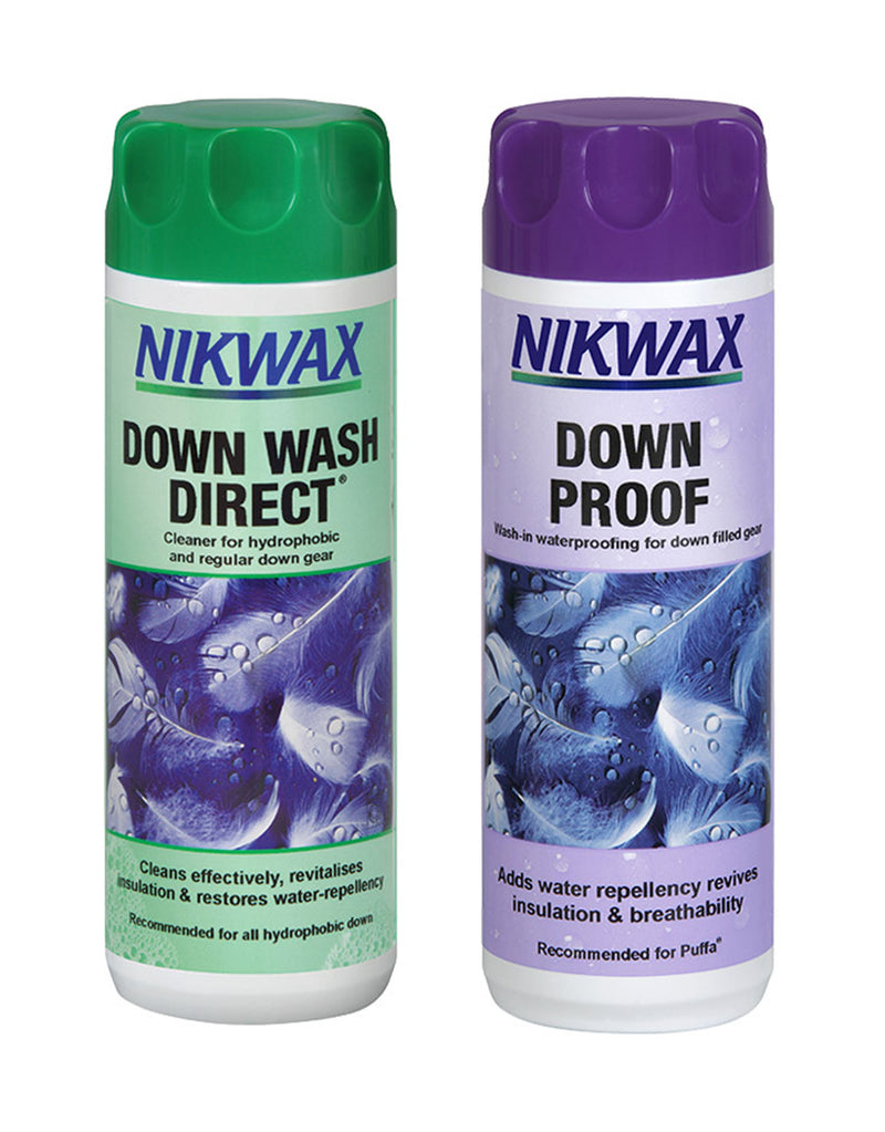 Nikwax Down Wash + Down Proof Waterproofer Package - 300ml-Nikwax Down Package-aussieskier.com