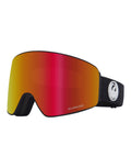 Dragon PXV Ski Goggles-Black / Lumalens Red Ion Lens + Lumalens Rose Spare Lens-aussieskier.com