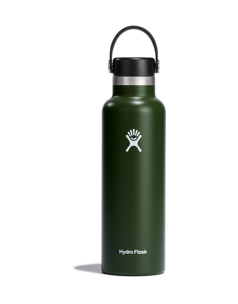 Hydro Flask Standard 21oz Insulated Drink Bottle (621ml)-Olive-aussieskier.com