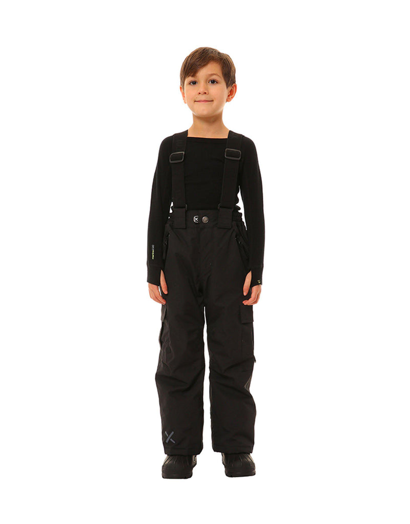 XTM Pluto Junior Ski Pants-2-Black-aussieskier.com