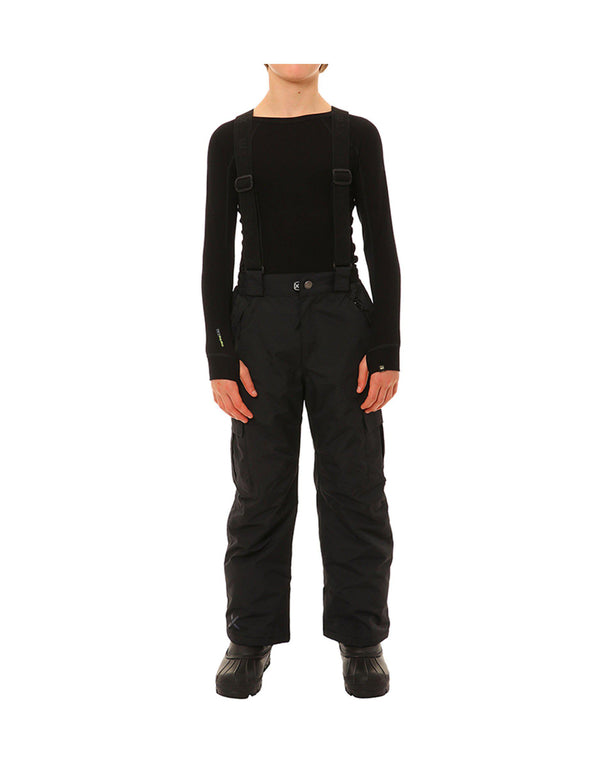 XTM Scoobie Junior Ski Pants-8-Black-aussieskier.com