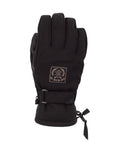 POW XG Mid Ski Gloves-X Small-Black-aussieskier.com