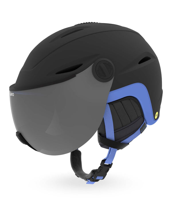 Giro Essence MIPS Womens Visor Ski Helmet-Small-Matte Black / Electric Petal-aussieskier.com