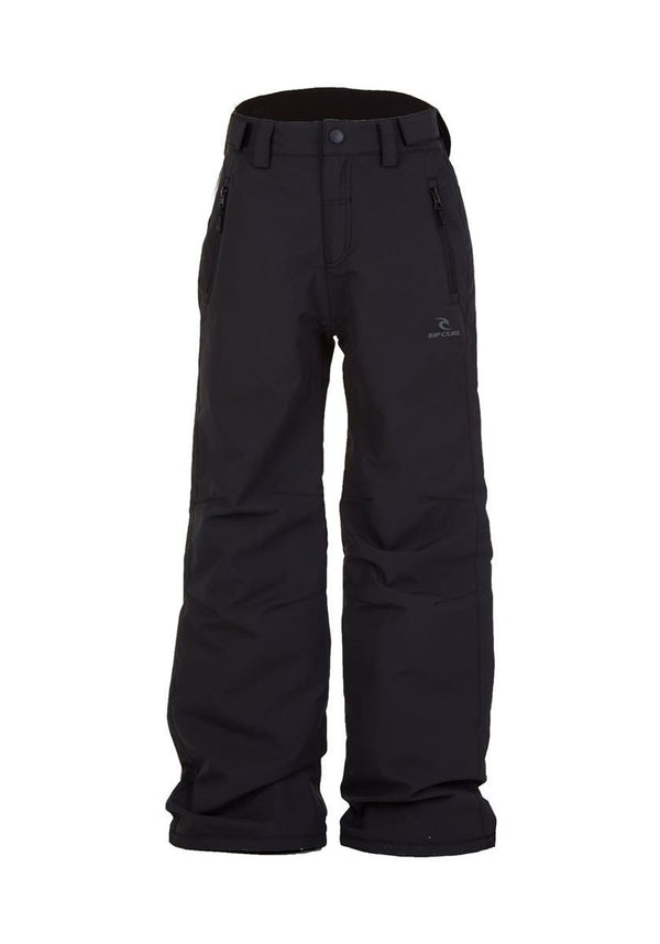 Rip Curl Base Junior Ski Pants-2-Jet Black-aussieskier.com